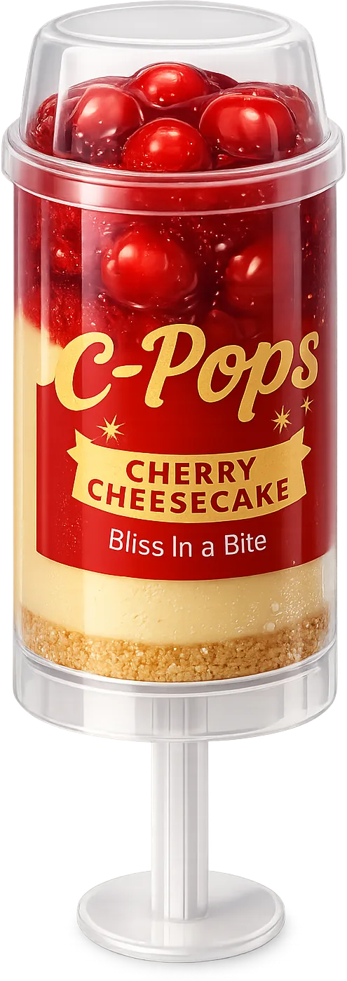 C-Pops Cherry Cheesecake cheesecake push-pop