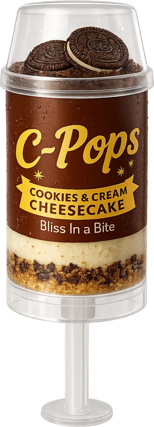 C-Pops Cookies & Cheesecake cheesecake push-pop