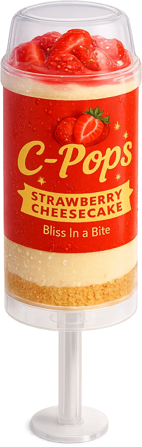 C-Pops Strawberry Cheesecake cheesecake push-pop